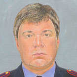 Someone from the Main Police Service. 2014. Canvas, acryl. 70*55 sm
