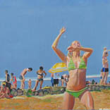 The good hit. Diptych. 2012-13. Canvas, acryl. 70*90 sm, 30*30 sm