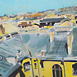 Roofs. Dzukovsky street, Saint-Petersburg. Canvas, acryl. 50*45 sm