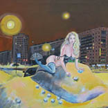 The Loneliness without a net. 2011. Canvas, acryl. 80*60 sm