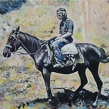 Super Kolya. 2014. Canvas, acryl. 5-*60 sm